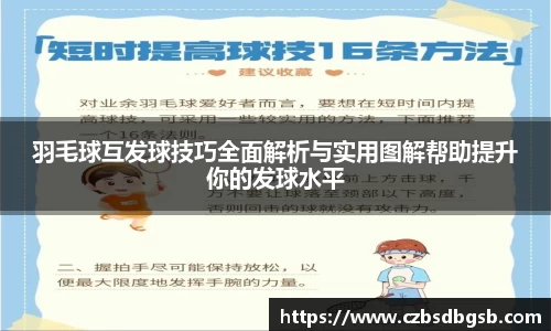 羽毛球互发球技巧全面解析与实用图解帮助提升你的发球水平